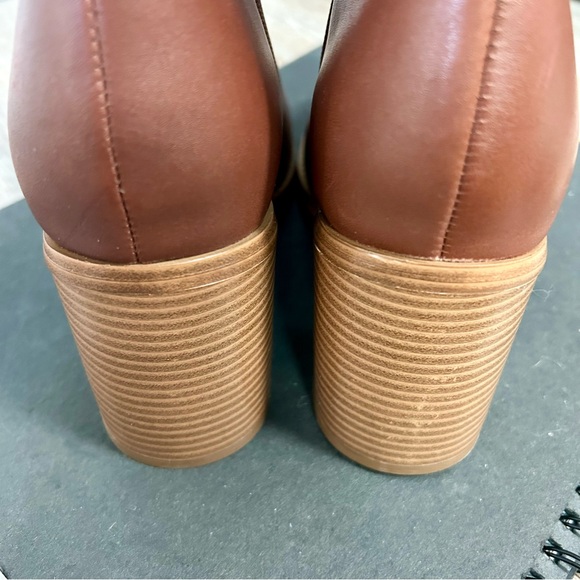 MARC FISHER 🪵 Lysia Stacked Heel Boot - Size 9.5 - Picture 4 of 6